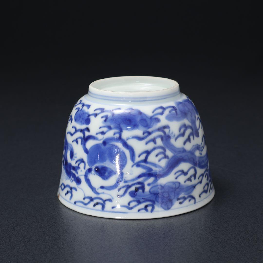 伊万里染付龍文向付 通り文 蕎麦猪口 骨董 古伊万里 R1478w3B2 - メルカリ