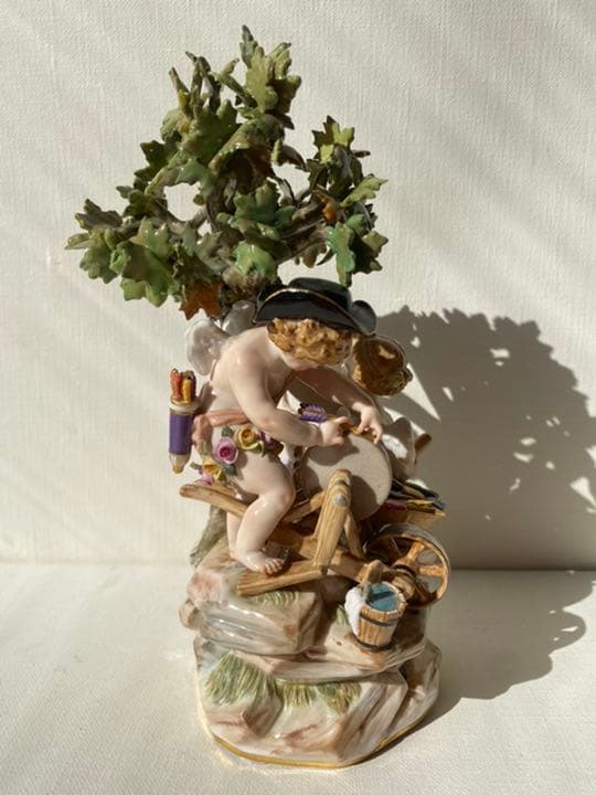 超貴重マイセンMeissen フィギュリン　矢を研ぐ天使たち