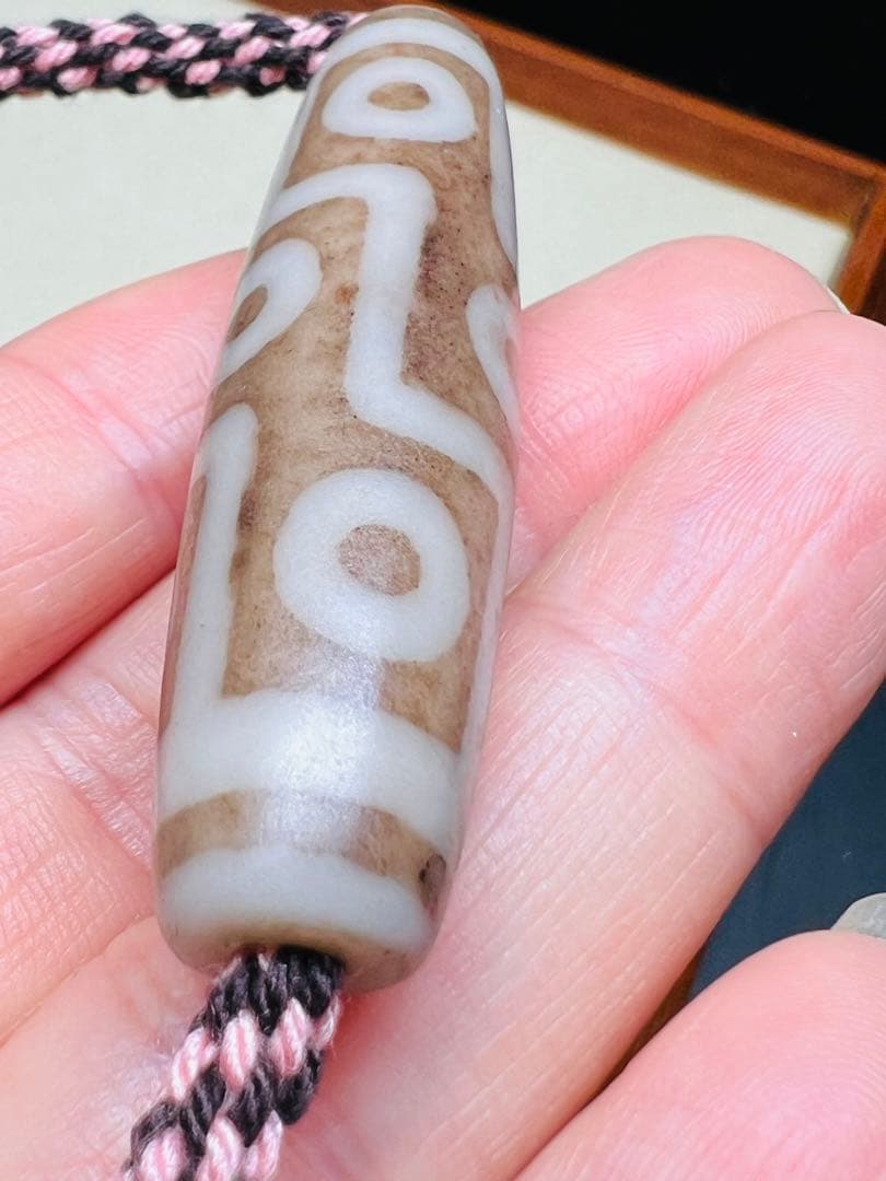 文玩堂：折線九眼天珠