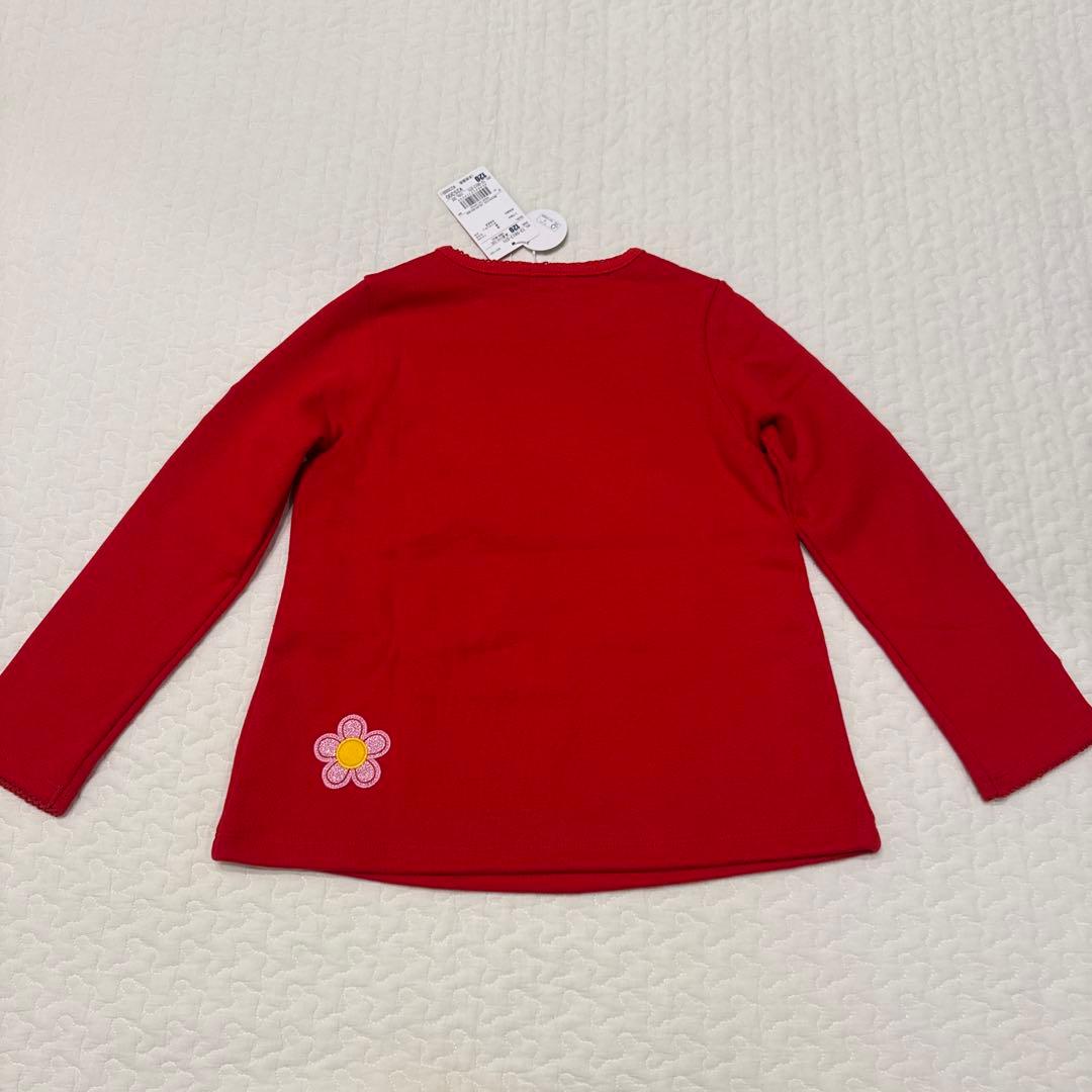 ミキハウス 新品　刺繍デザイン トレーナー 120 うさこ　長袖　トップス