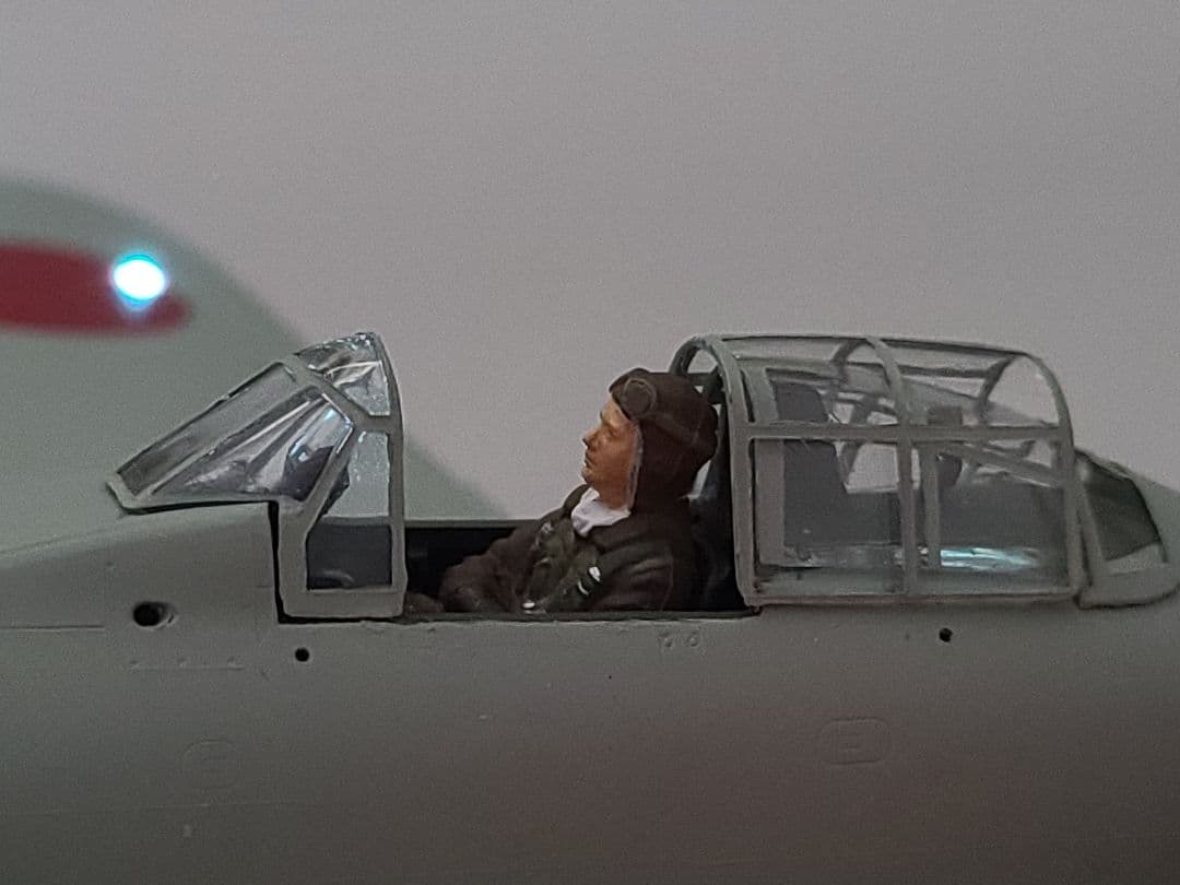 零式艦上戦闘機21型 坂井三郎搭乗機リアルモーターライズ完成品