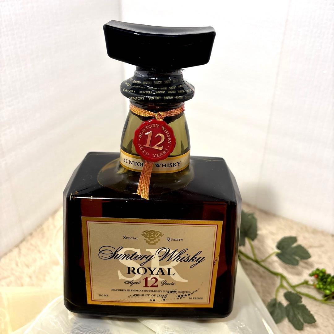 サントリー ローヤル 12年 700ml 角瓶 未開栓 古酒 - メルカリ