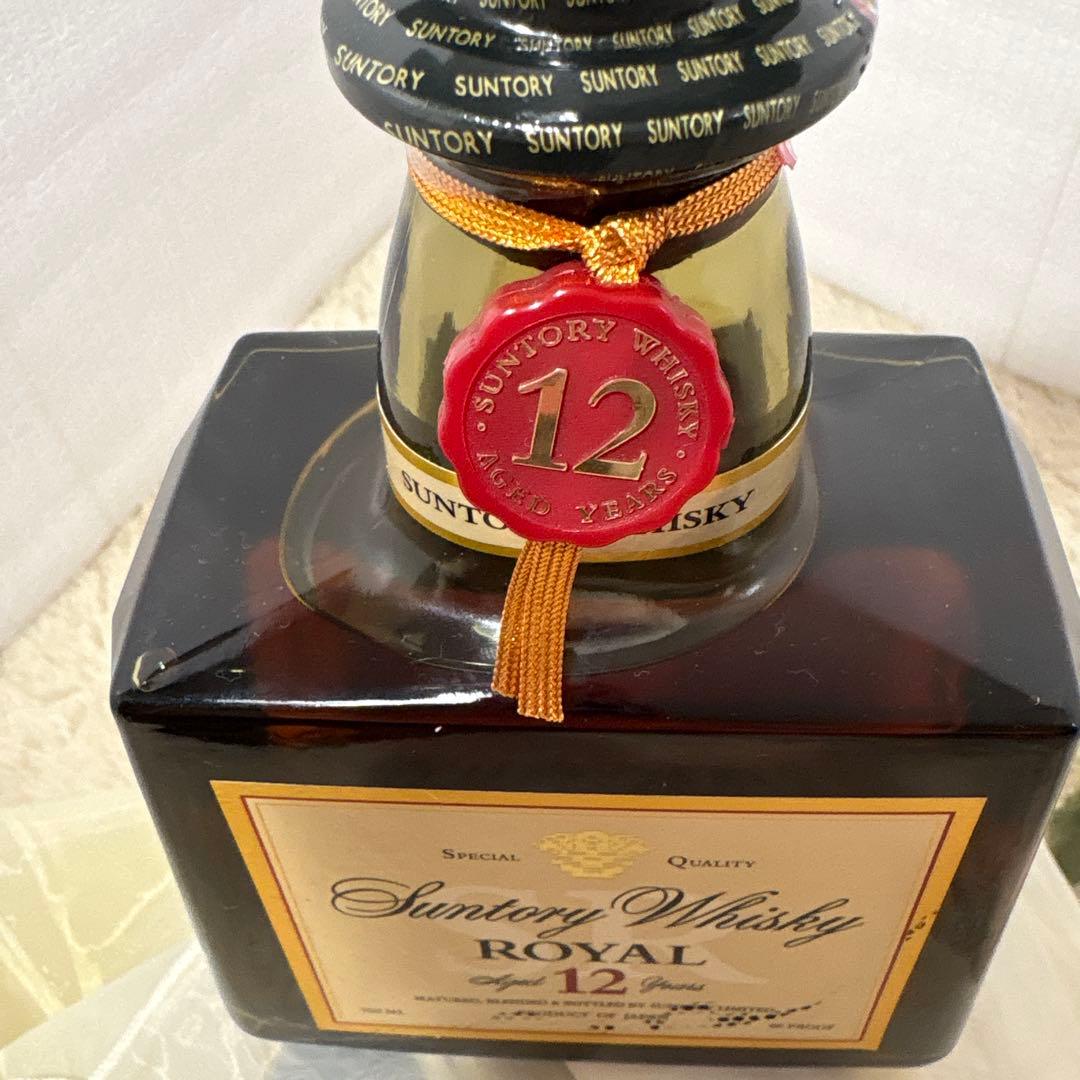 サントリー ローヤル 12年 700ml 角瓶 未開栓 古酒 - メルカリ
