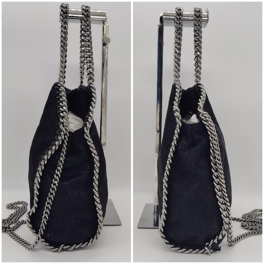 良品 ステラマッカートニー ファラベラ 2way ミニ ショルダー ブラック
