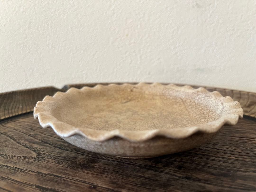 御深井焼 輪花皿【13cm】