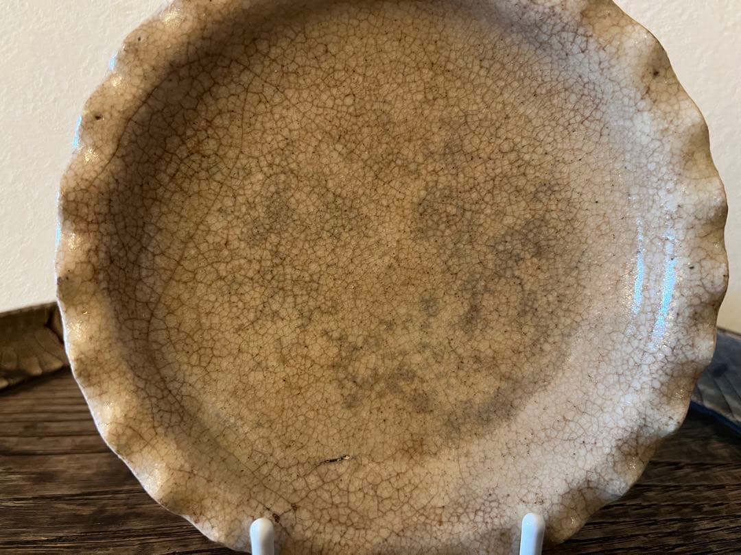 御深井焼 輪花皿【13cm】