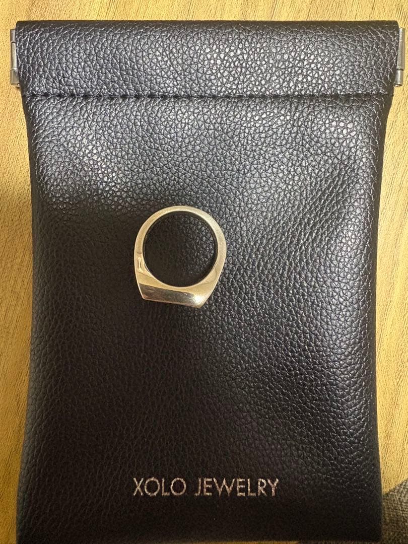 T*a様 シルバー製 XOLO フラワーリング　ボルドー　　Mサイズ　15号くら