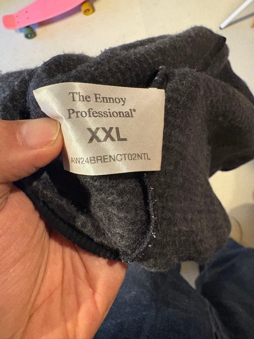 ENNOY BORDER HOODIE SWEAT（2024年XXL） 最終