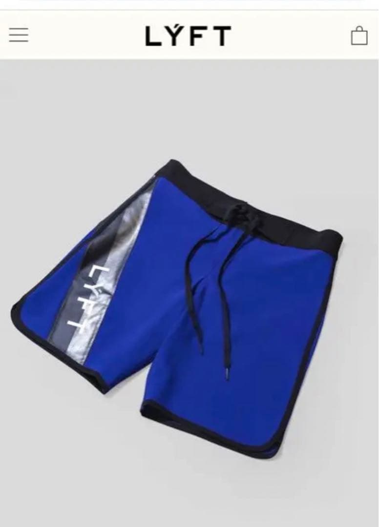 LYFT サーフショーツ Lサイズ 試着のみ ブルー
