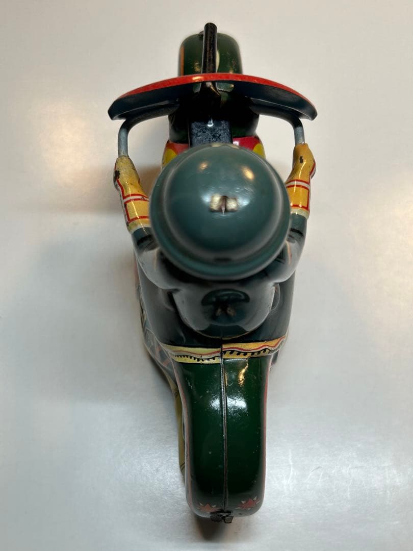 当時物 ブリキ 1950s タイヨー社製 ミリタリーバイク トミカ 大盛屋