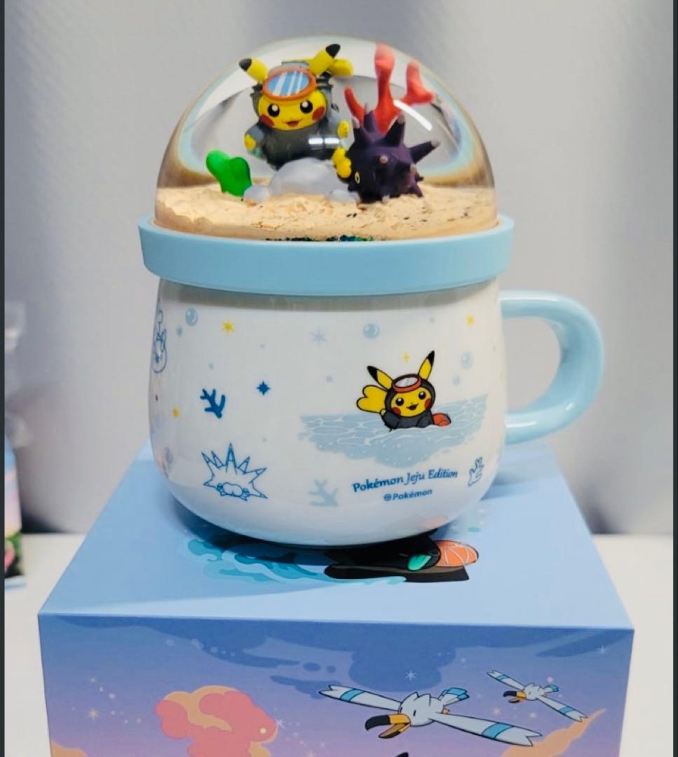 ポケモン チェジュ 済州島限定　ウォーターボールマグカップ　ピカチュウ 韓国限定 ポケモン チェジュ 済州島限定 ウォーターボールマグカップ ピカチュウ