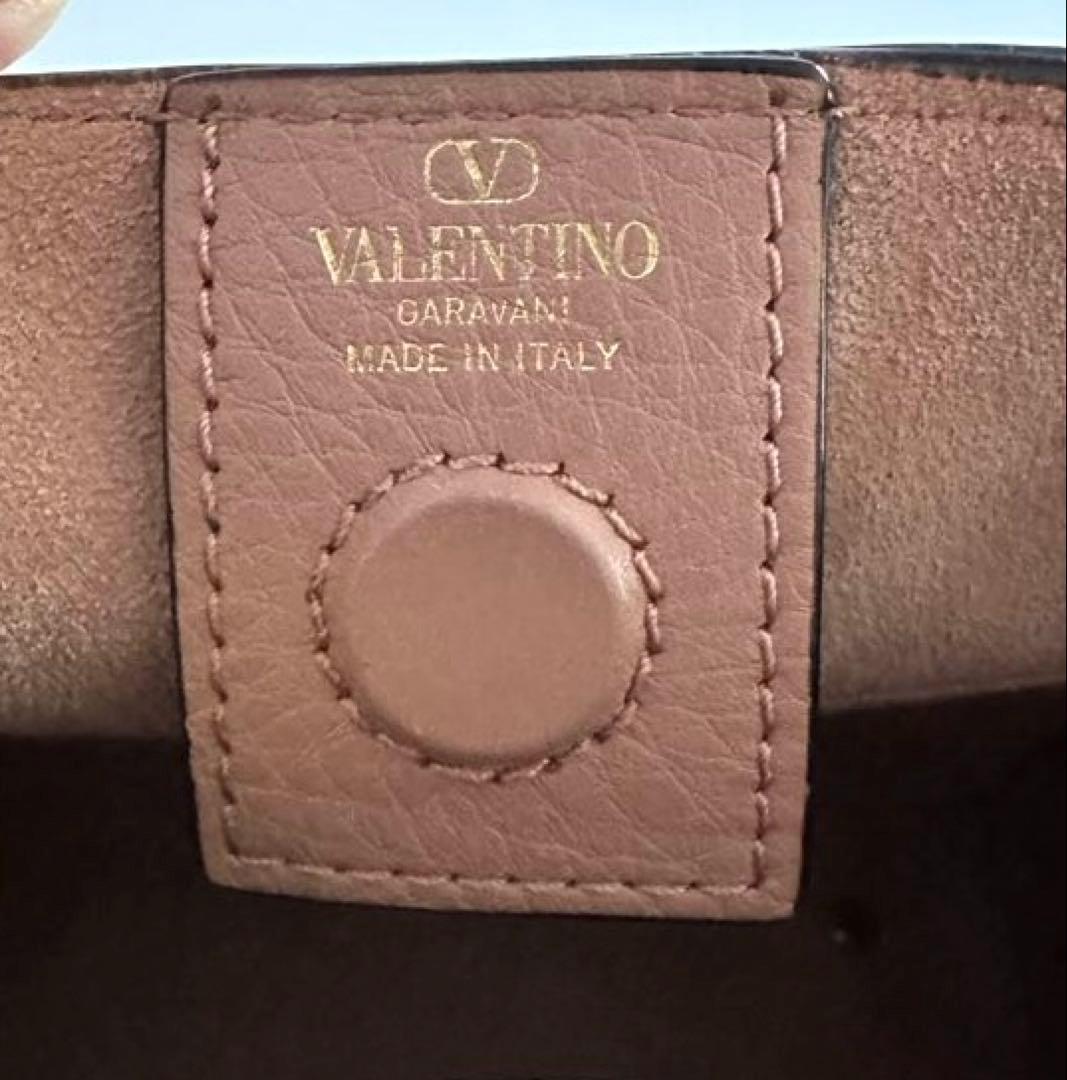 【美品】VALENTINO ヴァレンティノ 2WAYバッグ　ベビーピンク