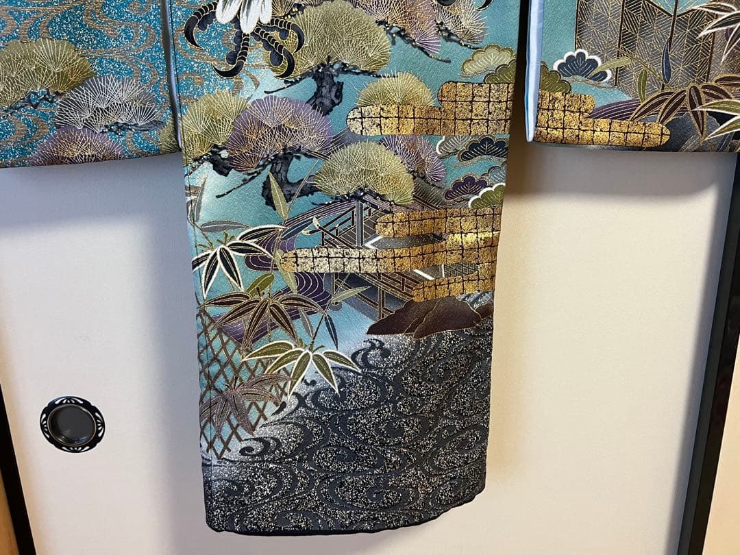 【美品】専用 鷲の飛翔模様 高品質七五三着物