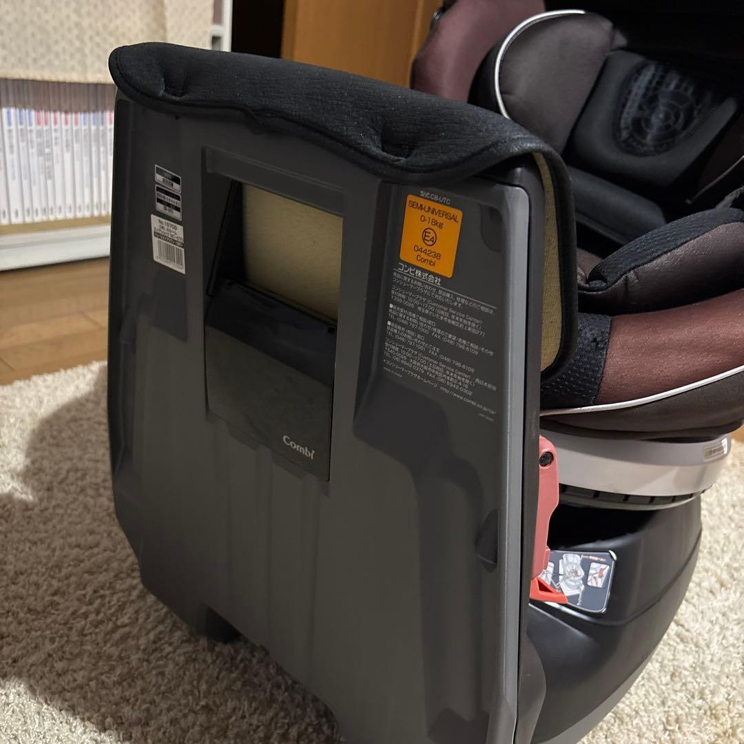 エッグショック　NEROOM 回転式チャイルドシート ブラウン