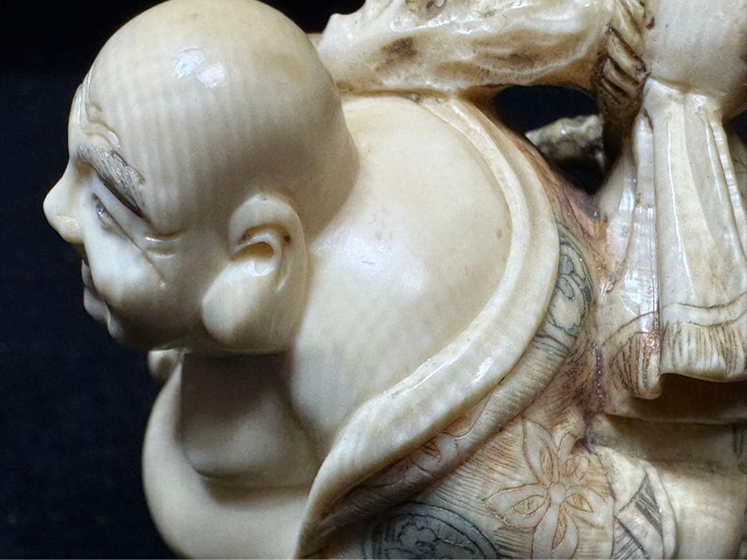 置物 アンティーク 天然素材 仏像 彫刻 古美術品 細密細工 骨董