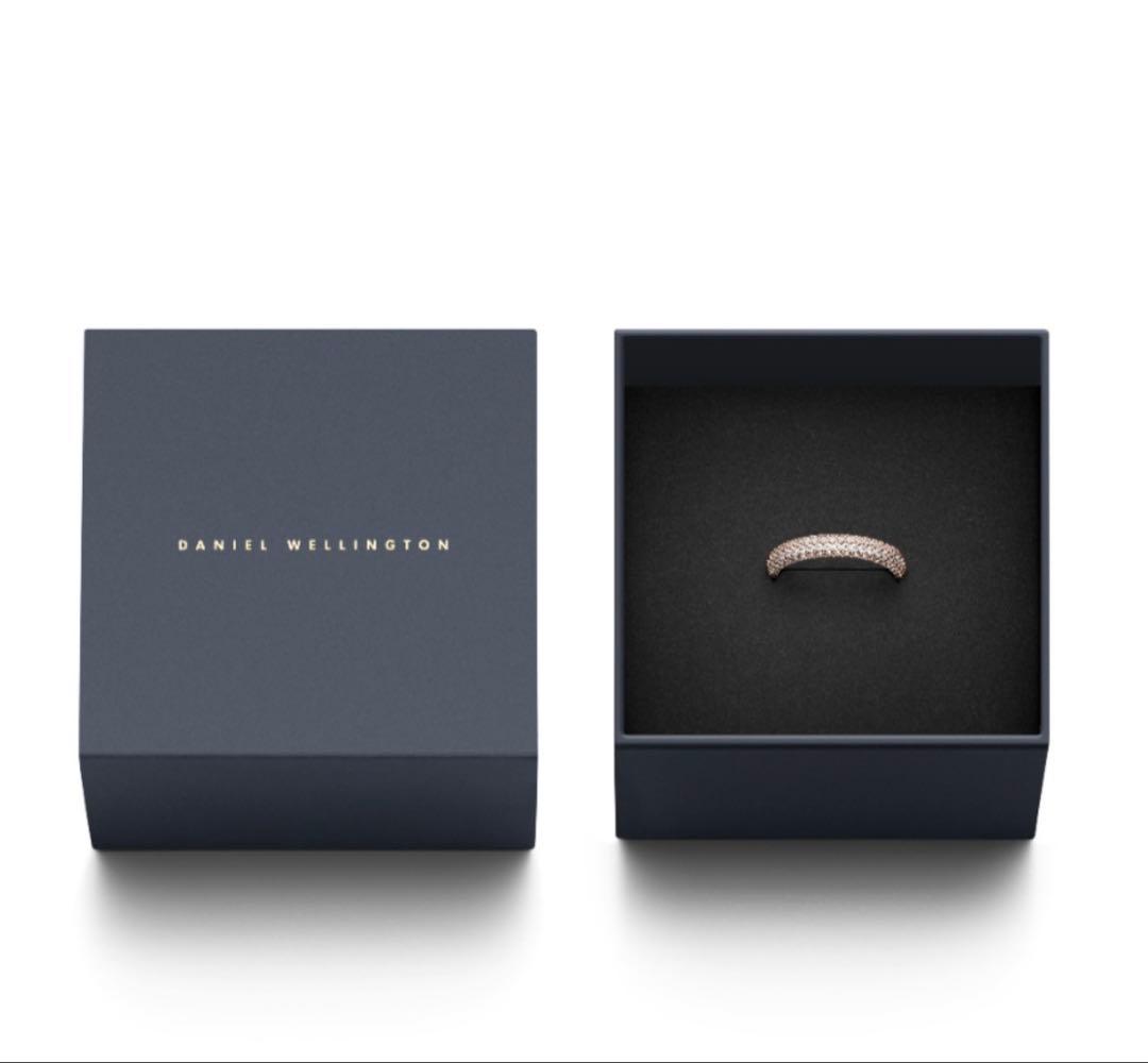 DANIEL WELLINGTON パヴェクリスタルリング13号ローズゴールド