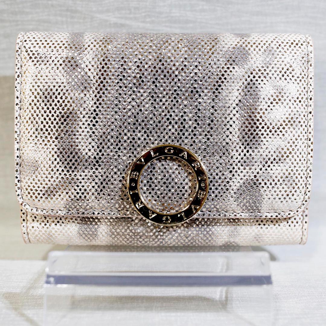 【美品 送料込み】ブルガリ カルングスキン ピンク カード ケース