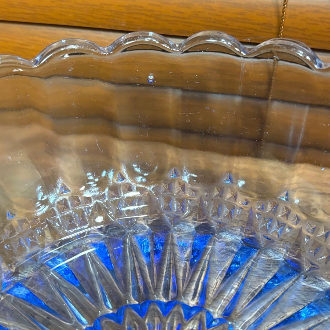 昭和レトロ プレスガラス 三つ重ねどんぶり