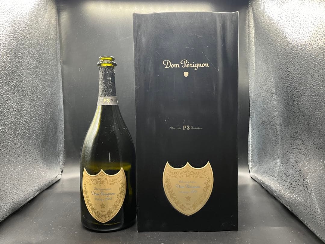 超希少品】ドンペリ P3 空瓶&ケース 1983年