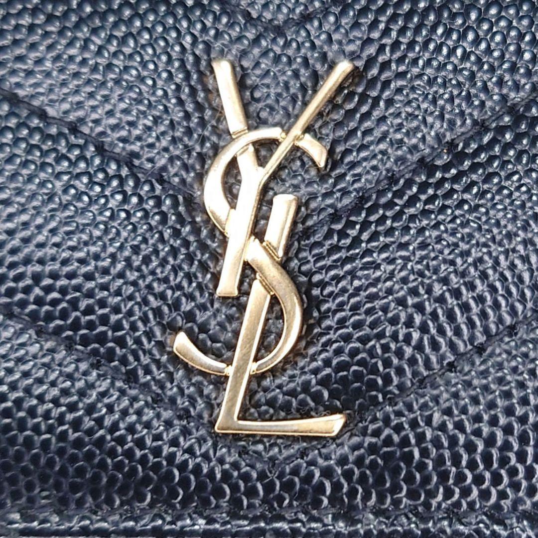 極美品】サンローラン カサンドラ スリムキーケース 4連 YSLロゴ