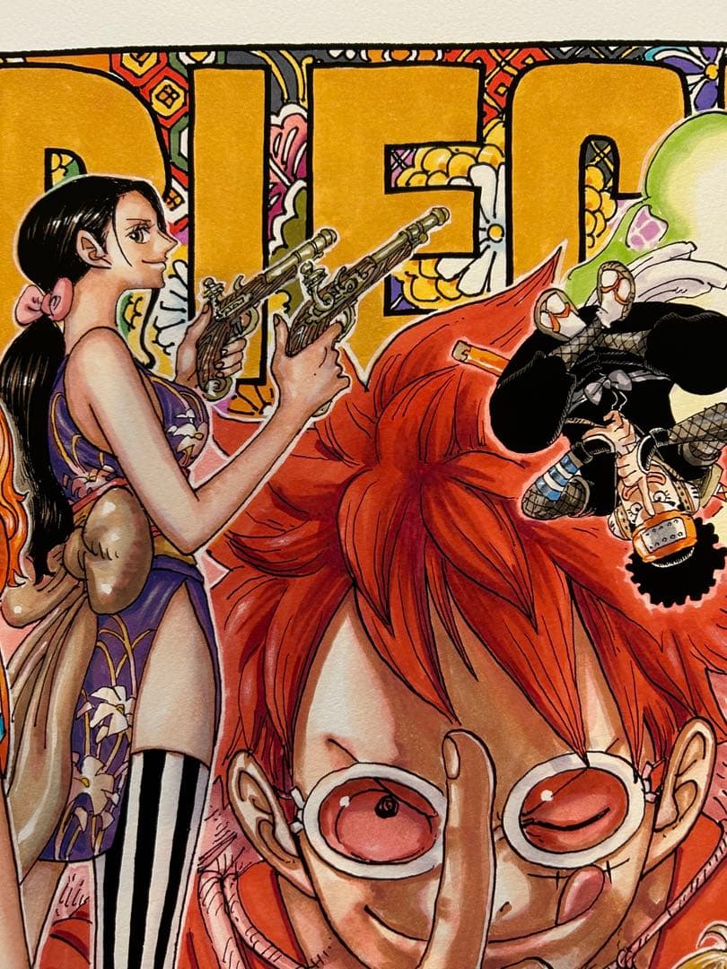 ONE PIECE アート作品　NFT 尾田栄一郎先生サイン入り