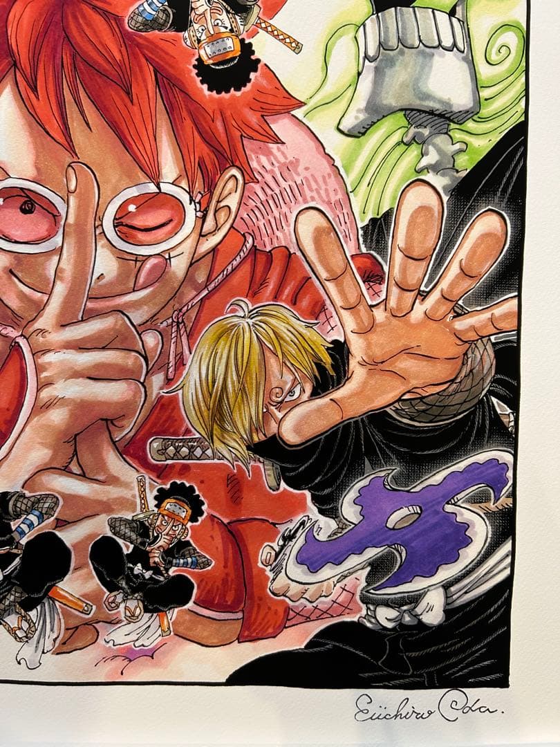 ONE PIECE アート作品 NFT 尾田栄一郎先生サイン入り - メルカリ