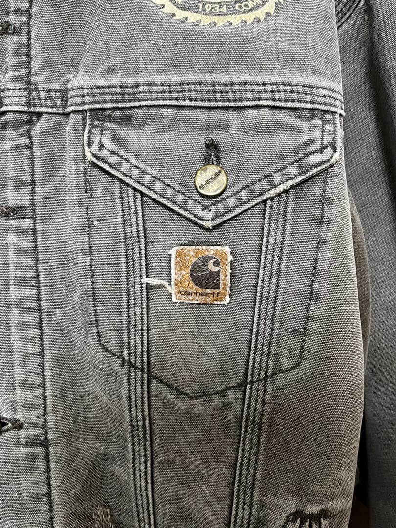 Carhartt グレー デトロイトジャケット L