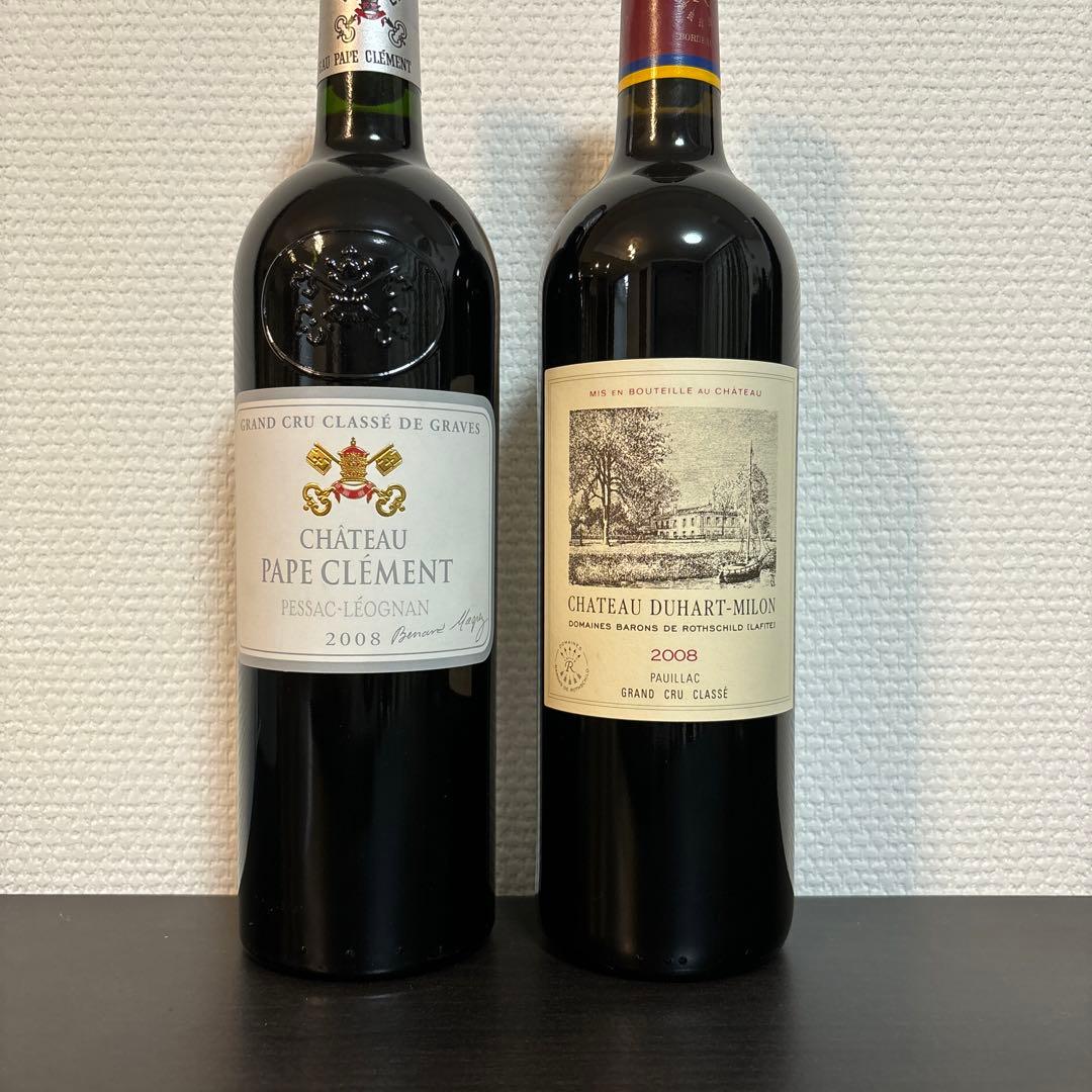 シャトー・パプ・クレマン 2008 / シャトー・デュアール・ミロン 2008 シャトー・パプ・クレマン 2008 / シャトー・デュアール・ミロン 2008
