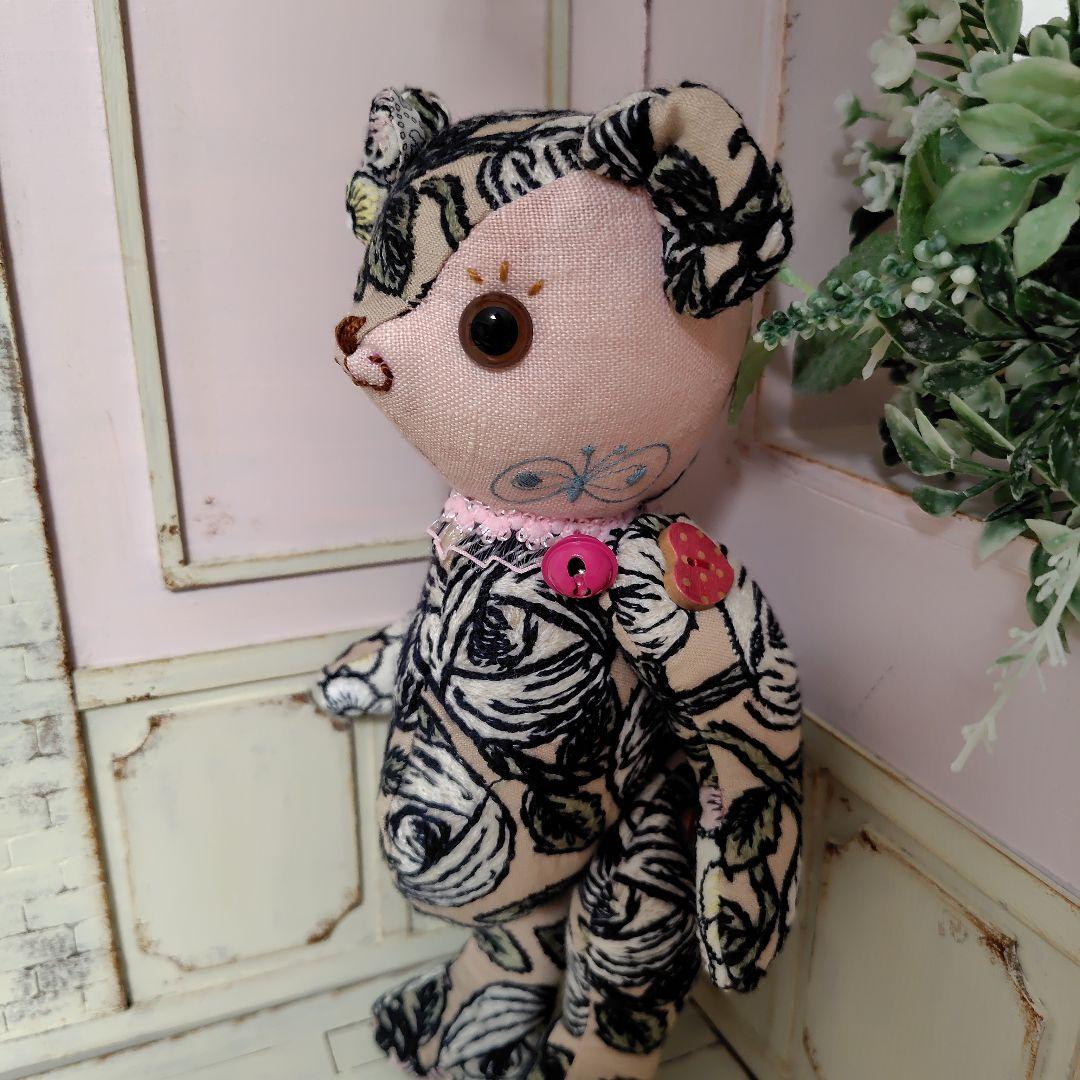 ミナペルホネン＊ハンドメイド＊ぬいぐるみ＊テディベア＊65 ミナ