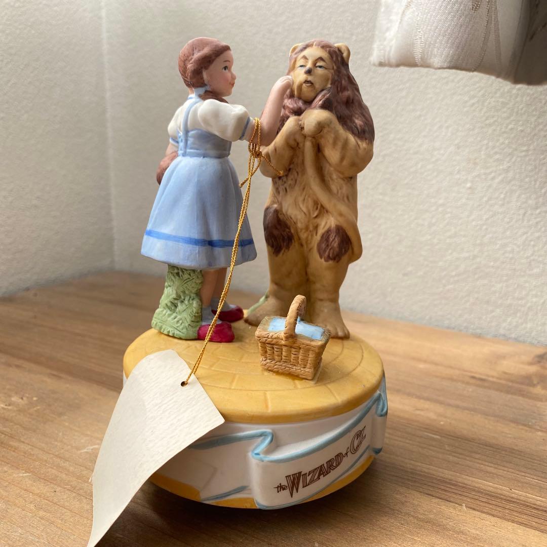 レア　オズの魔法使い セキグチ　オルゴール　タグ付　ドロシー　ライオン