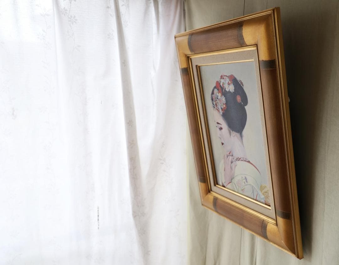 をみなえし』 油彩肉筆画