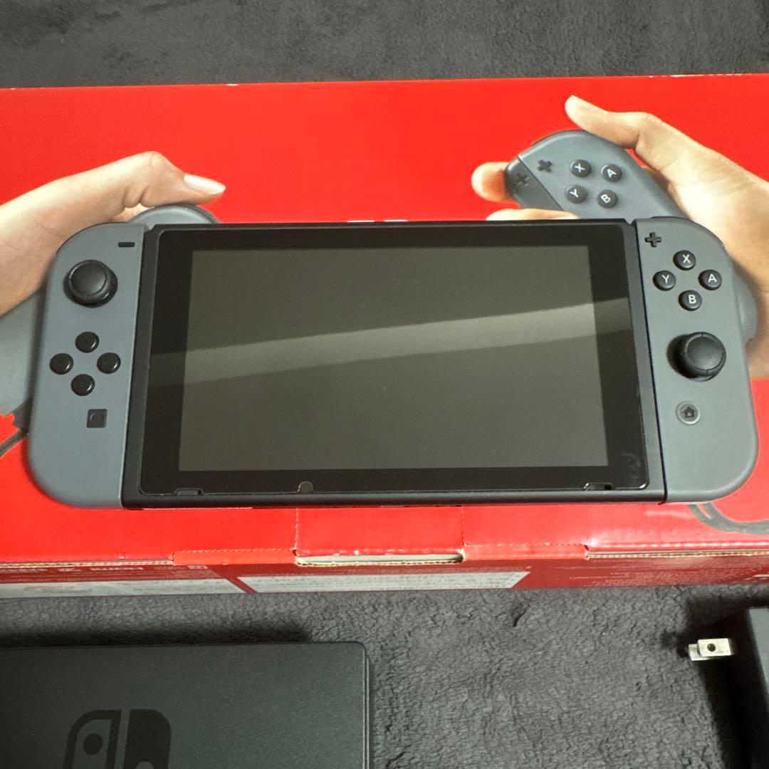 Nintendo Switch バッテリー強化版 ブラック 本体（中古・美品）