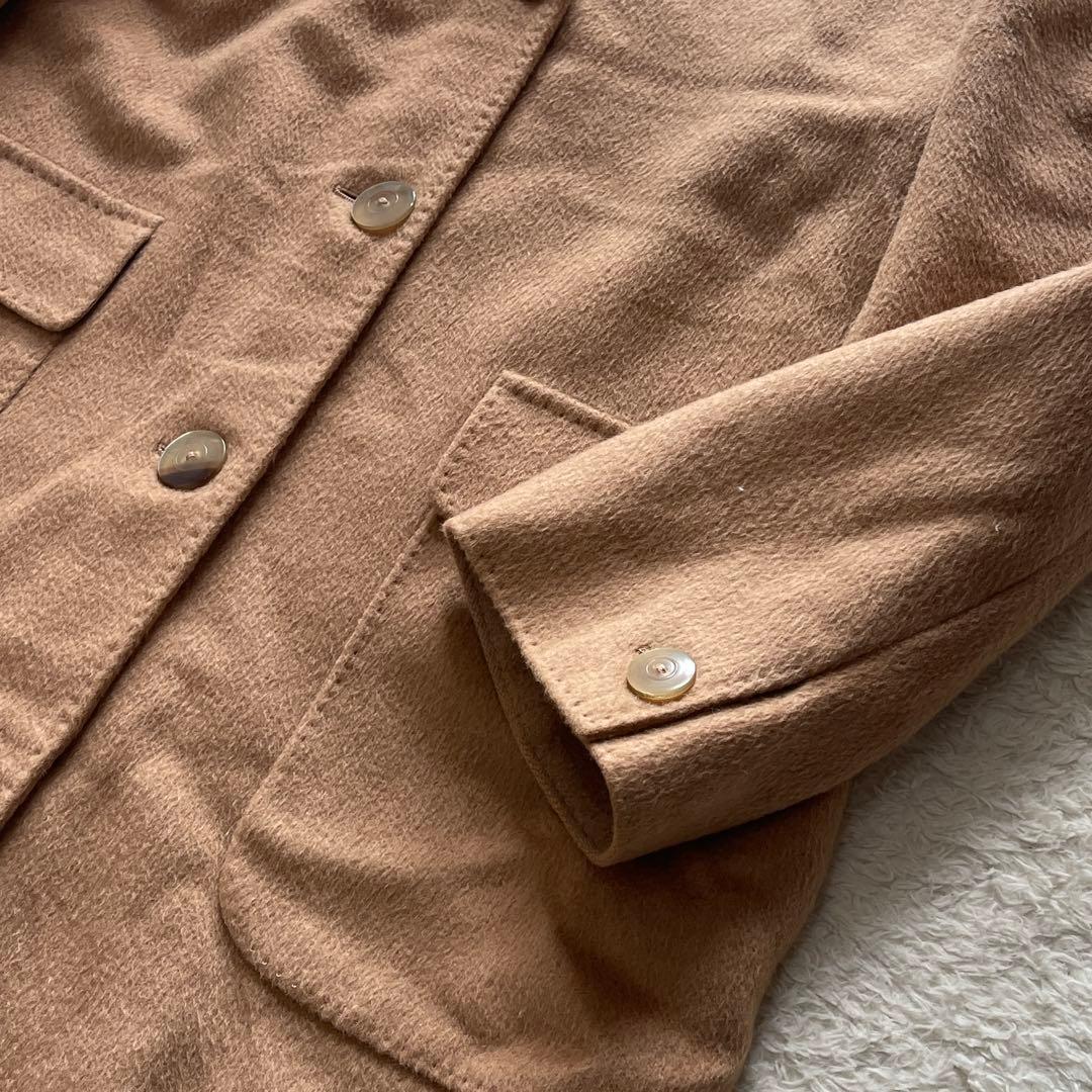 MaxMaraキャメル チェスターコート 白タグ40