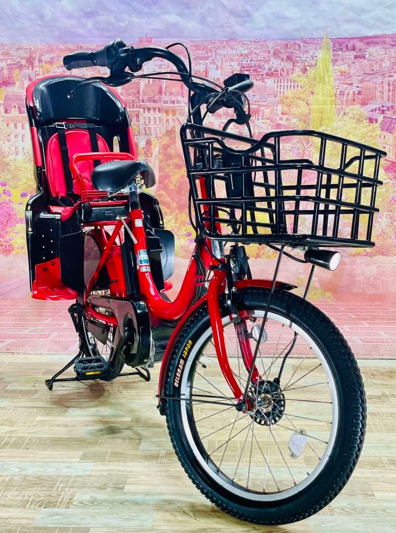 K2617 電動自転車ヤマハ パスバビー 子供乗せ 20インチ レッド
