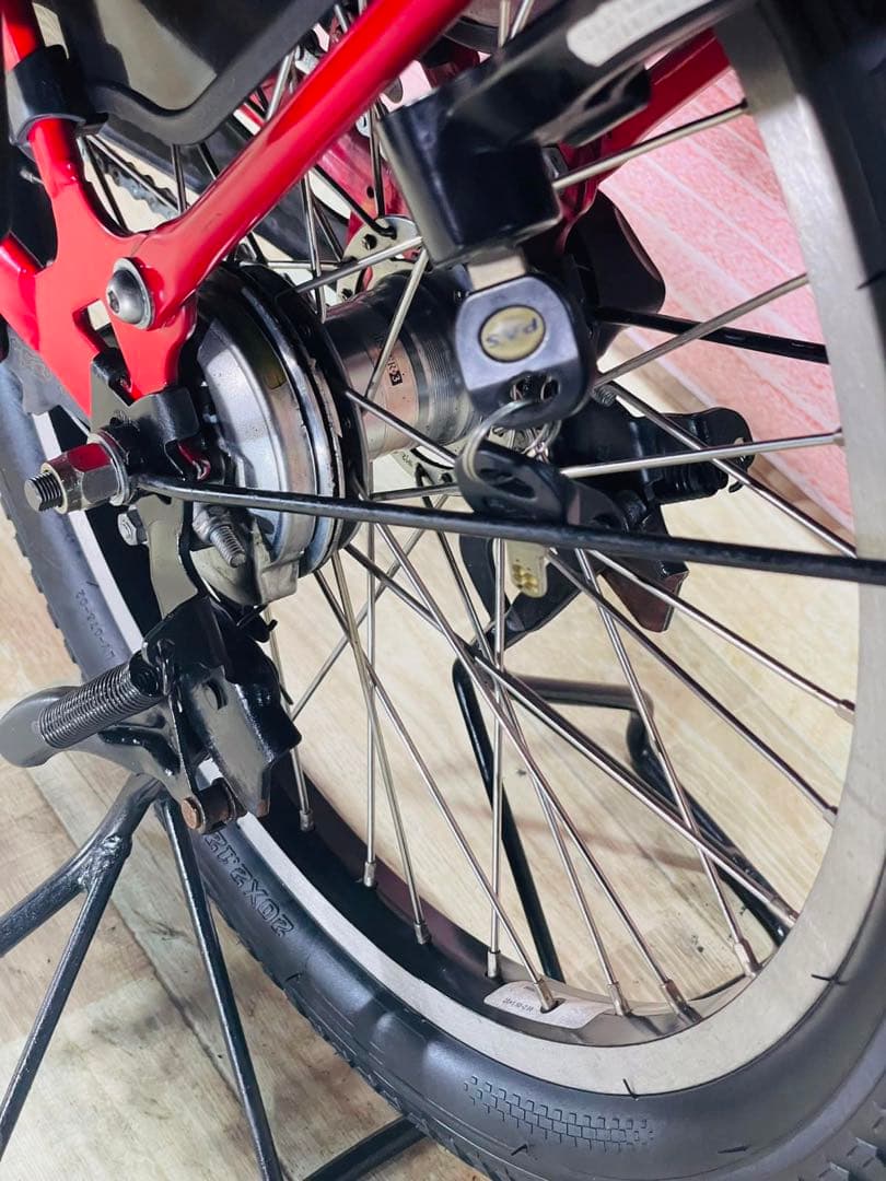 K2617 電動自転車ヤマハ パスバビー 子供乗せ 20インチ レッド