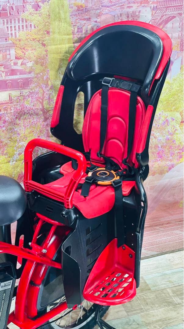 K2617 電動自転車ヤマハ パスバビー 子供乗せ 20インチ レッド