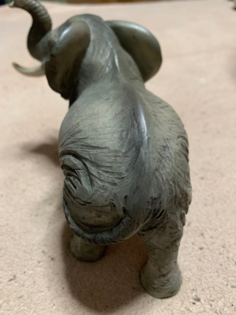 カスターニャ イタリア製置物 アンティーク アフリカゾウ castagna