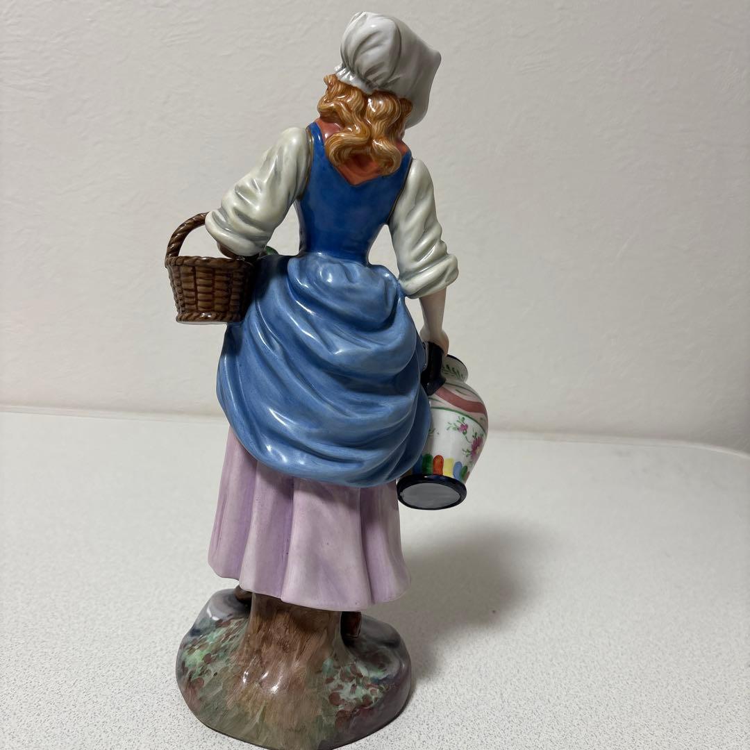 リチャードジノリ 人形 陶器製 女性 フィギュリン