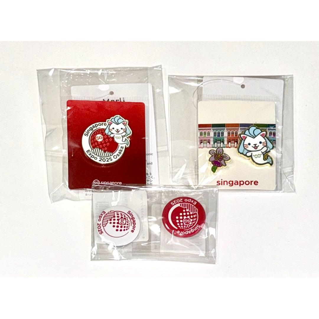 万博 シンガポール館 ピンバッジ 缶バッジ 万博 シンガポール 電力館 ピンバッジ - メルカリ