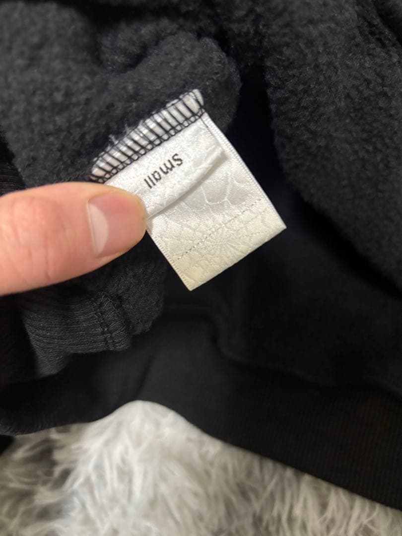 I♡ sp5der ブラック パーカー