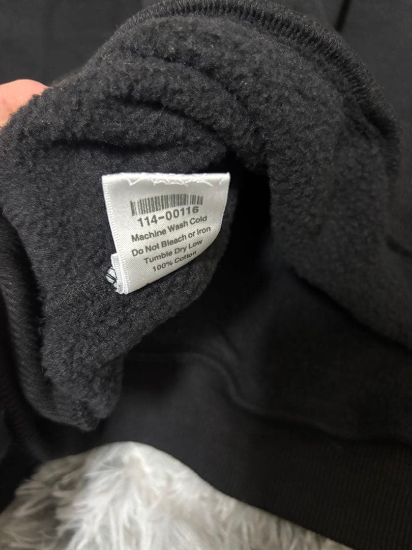 I♡ sp5der ブラック パーカー