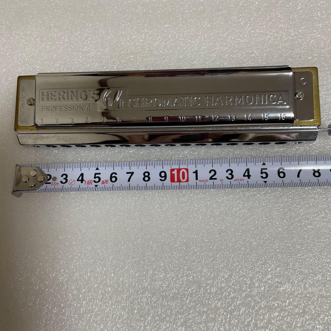Hering 5164 Chromatic ハーモニカ　C調16穴64音