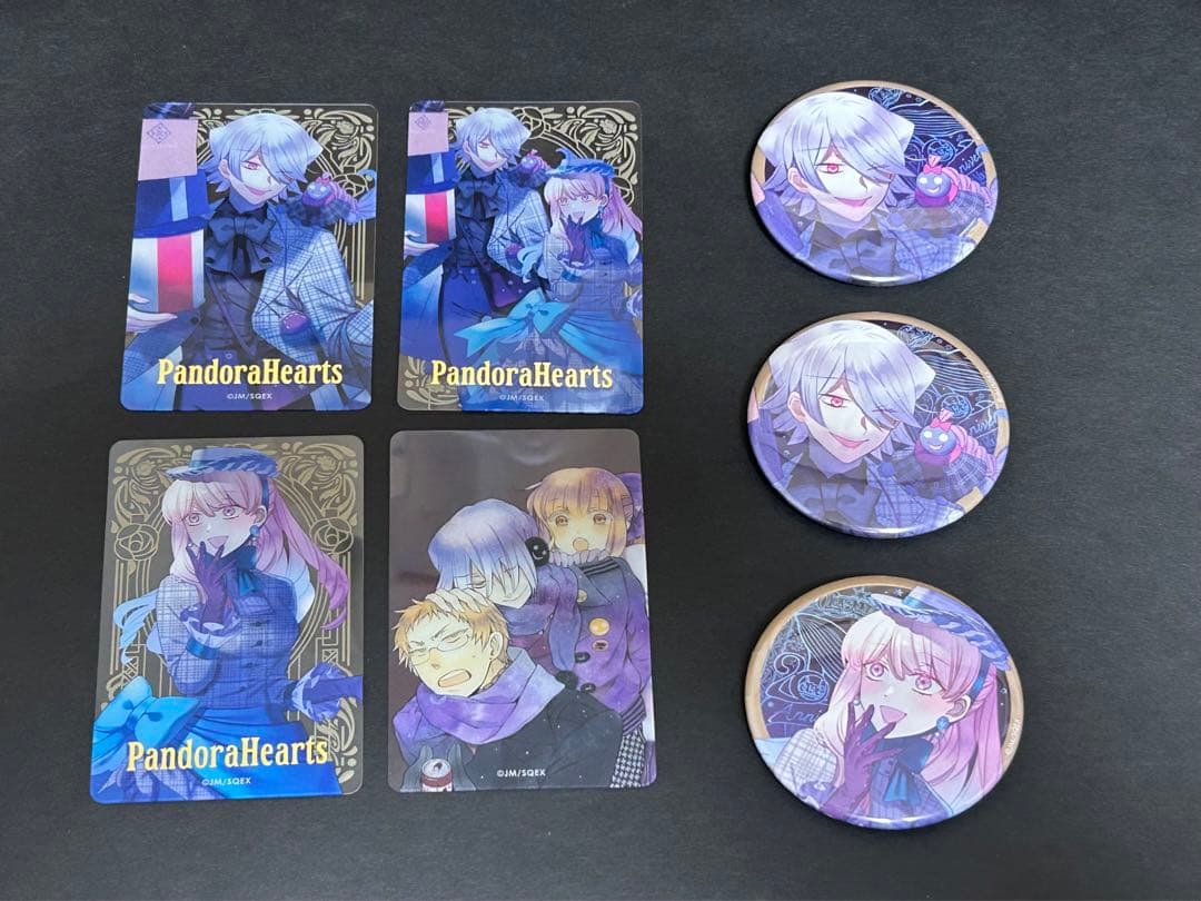 PandoraHearts パンドラハーツ 缶バッジ クリアカード