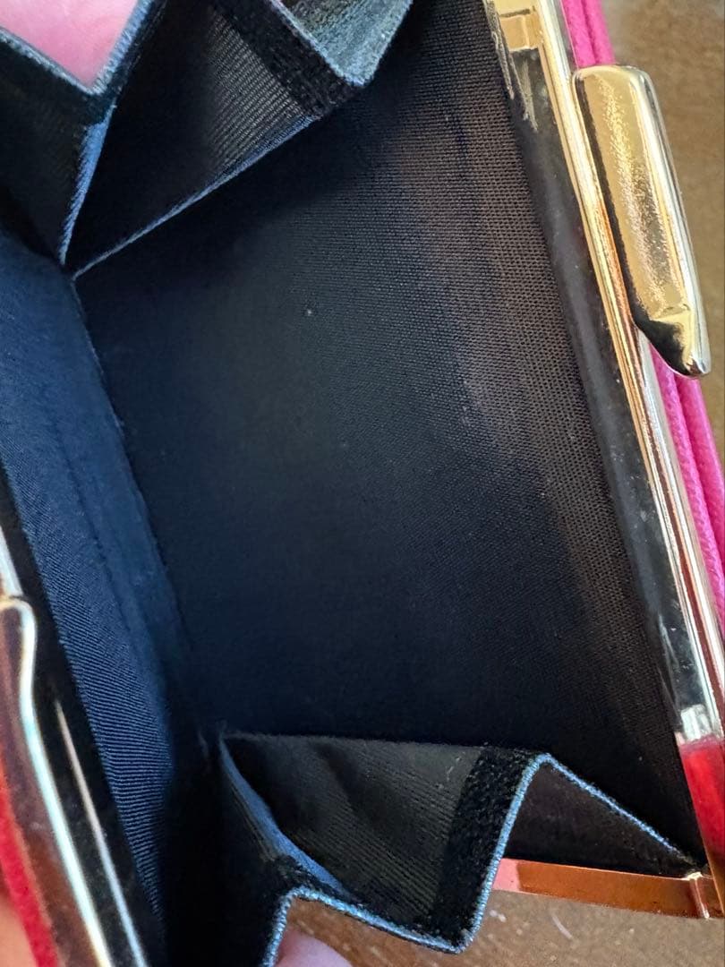 皇居売店購入　ピンク 二つ折り財布