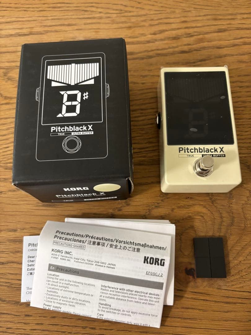 KORG Pitchblack X ペダルチューナー / PB-X CR Pitchblack X - CHROMATIC PEDAL TUNER | KORG (Japan)
