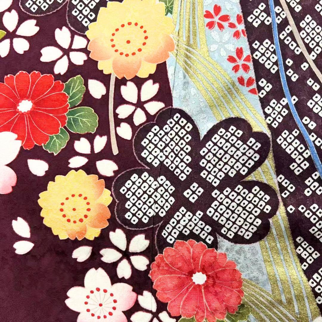 ≪早い者勝ち≫【美品】 振袖セット 成人式 正絹 古典柄 振袖 赤 S*144