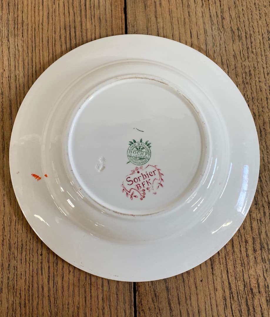 ボッホ ベルギー フランスアンティーク アンティークプレート スープ