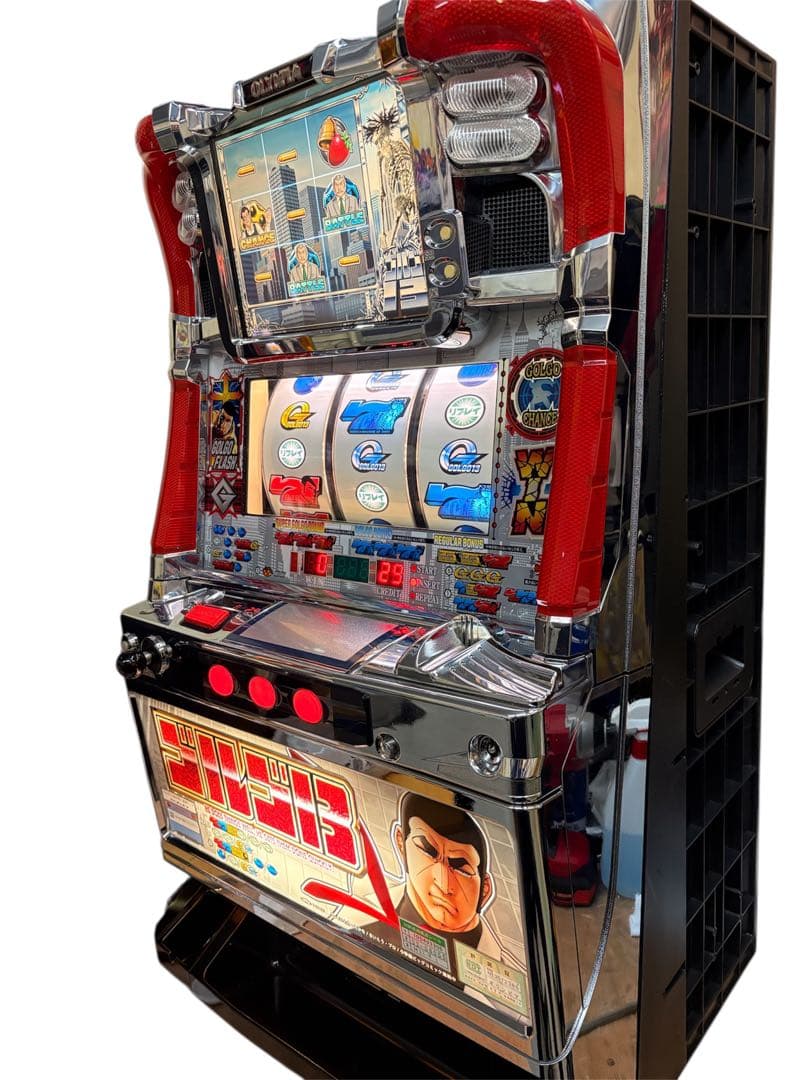 【モグ様送料込】ゴルゴ13 -あの男に連絡だ- パチスロ 実機 直接引取可