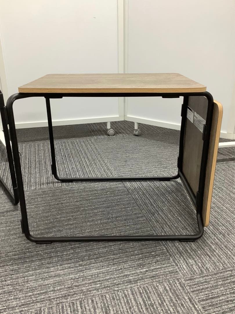 【3脚セット】イトーキ ノットワーク サイドスツール 木製什器 KLU-401