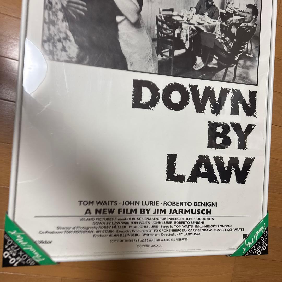 売約済 DOWN BY LAW　　額装 ポスター 73.5×52.4